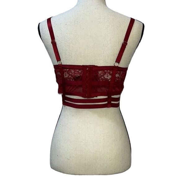 Torrid Straps Rings & Cutout Caged Satin Underwire Bra - Picture 8 of 13